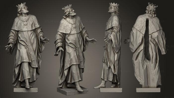Statues of famous people (King Solomon, STKC_0202) 3D models for cnc